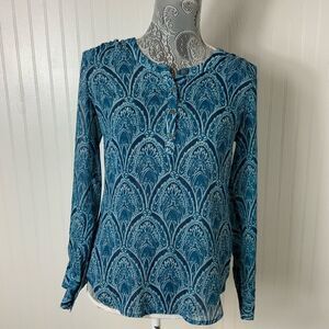 Lucky Brand sheer blouse